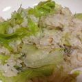♡ラメミュール♡'s cooksnap of when they made 我が家のレタスチャーハン.