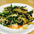 ○・ω・○はむはむ's cooksnap of when they made ニラともやしのキムチ炒め.