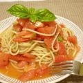 えりゐ's cooksnap of when they made スイチリとトマトの混ぜるだけパスタ♪.
