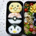 ケロらぶ's cooksnap of when they made キャラ弁★ポケモンおにぎり.