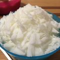 美味しいずき's cooksnap of when they made 材料3個でヨーグルトかき氷♪.