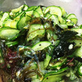 らんなお's cooksnap of when they made きゅうりとわかめの酢の物.