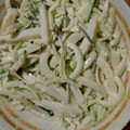 ポニィ＊ポニィ's cooksnap of when they made 簡単！胡瓜と玉ねぎと笹かまのマヨ和え.