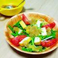 赤きんぎょ16's cooksnap of when they made あと一品！★揚げ豆腐と水菜のサラダ★.