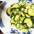 カフェ店員M子's cooksnap of when they made ズッキーニの炒めナムル.
