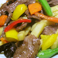 Rick_t's cooksnap of when they made 牛肉とじゃがいもの黒胡椒炒め.
