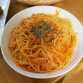 おでんにわさび's cooksnap of when they made 本格的でも簡単！蟹のクリームパスタ.