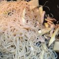 餃子とビールで完。's cooksnap of when they made バター風味★姫筍とこんにゃく炒め.
