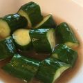 あや（｡・ｗ・｡）'s cooksnap of when they made きゅうりの梅ドレ浅漬け★.