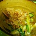 あっきー5296's cooksnap of when they made 夏の味♪キュウリとミョウガのサラダ風.