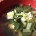 まゆまゆまゆねこ's cooksnap of when they made 小松菜と鶏団子のスープ@10分.