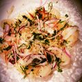 ♡ストロベリー's cooksnap of when they made ホタテの梅カルパッチョ.