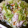 sumirenore's cooksnap of when they made たまには醤油味の焼きそば(･v-●)♬♫.