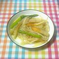 チェックのミニくま's cooksnap of when they made 夏にアスパラ炒め☆もやし&ちくわ.