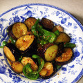 はらぺこしろうさぎ's cooksnap of when they made ピリ辛旨♪茄子とピーマンの甘辛炒め.