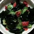 ばんぷ☆'s cooksnap of when they made きゅうりとワカメの酢の物【梅和え】.