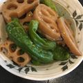 ルナＰボール's cooksnap of when they made レンコンとしし唐のきんぴら.