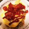 7匹のかにさん's cooksnap of when they made トマトソースのふわとろオムライス.