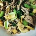 なーぉさん☆'s cooksnap of when they made 豚肉とチンゲン菜の中華炒め.