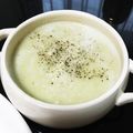 ♡9637♡'s cooksnap of when they made そら豆と豆腐の冷製スープ☆バジル仄かに。.