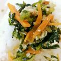 co2icore's cooksnap of when they made 大根の葉でご飯のお供.
