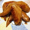 miwo_n's cooksnap of when they made 簡単フライパンで作る手羽先の甘辛煮.