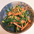 ちぃる's cooksnap of when they made いんげんとニンジンのマヨポン和え.