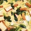 とむ子。's cooksnap of when they made 厚揚げ・小松菜の卵とじ.