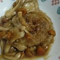 ちっちーまま's cooksnap of when they made 和風ハンバーグのきのこタレ.