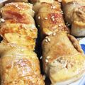 cerisier28's cooksnap of when they made コク旨タレで♪豆腐の豚巻き.