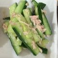 すずえみ＠JKT's cooksnap of when they made 塩もみきゅうりのツナ和え.