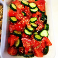 ハッピーあつこ's cooksnap of when they made トマトときゅうりの中華和え.
