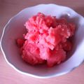 Yokchina's cooksnap of when they made スイカのシャーベット.