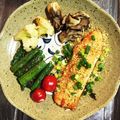 ♪makipan's cooksnap of when they made 秋鮭のムニエル ～ 香味パン粉ソース.