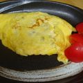 mikiha5's cooksnap of when they made 納豆チーズオムレツ♪.