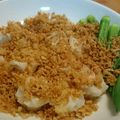 うに☆'s cooksnap of when they made エビシューマイとオクラの香草・パン粉かけ.