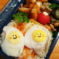 イシポン's cooksnap of when they made ぐでたまタコ大量発生☆簡単手抜きキャラ弁.
