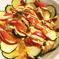 ○りんごママ○'s cooksnap of when they made 簡単なズッキーニと厚揚げのチーズ焼き.
