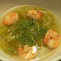 Lila's cooksnap of when they made ゴーヤとトマトと鶏スープ.