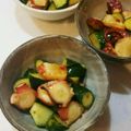 さとやんです's cooksnap of when they made たこときゅうりのピリ辛和え(^ー^).