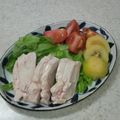 サーフブレイド's cooksnap of when they made 炊飯ジャーでしっとりニンニク蒸し鶏.