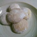 nyaoko♪'s cooksnap of when they made ◇さくほろっ＊簡単スノーボール◇.