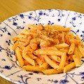 maiharunao's cooksnap of when they made すごくおいしい！海老としめじのトマトクリームソース.