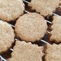 kyobobo's cooksnap of when they made 胡麻きなこの全粒粉クッキー.