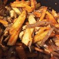 chem5300's cooksnap of when they made 大人の給食☆じゃがいものキンピラ炒め.