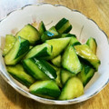 ちょこにん's cooksnap of when they made きゅうりの簡単つけもの.