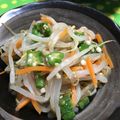アルパかっそ's cooksnap of when they made もやしとオクラのナムル.