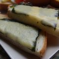 がるばんぞママ's cooksnap of when they made 海苔チーズトースト.