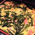 ﾐｰﾄﾊﾟｲママ's cooksnap of when they made ニラとウィンナーのオムレツ♥.