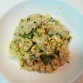 yamaclover's cooksnap of when they made キャベツ・九条ねぎ入り簡単チャーハン.